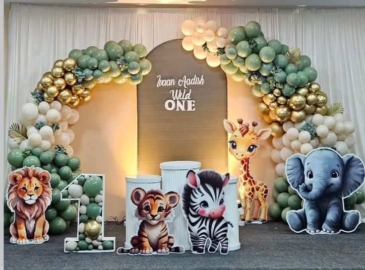 Animan Theme Decoration in Indore — Balloonz Decorative Studio