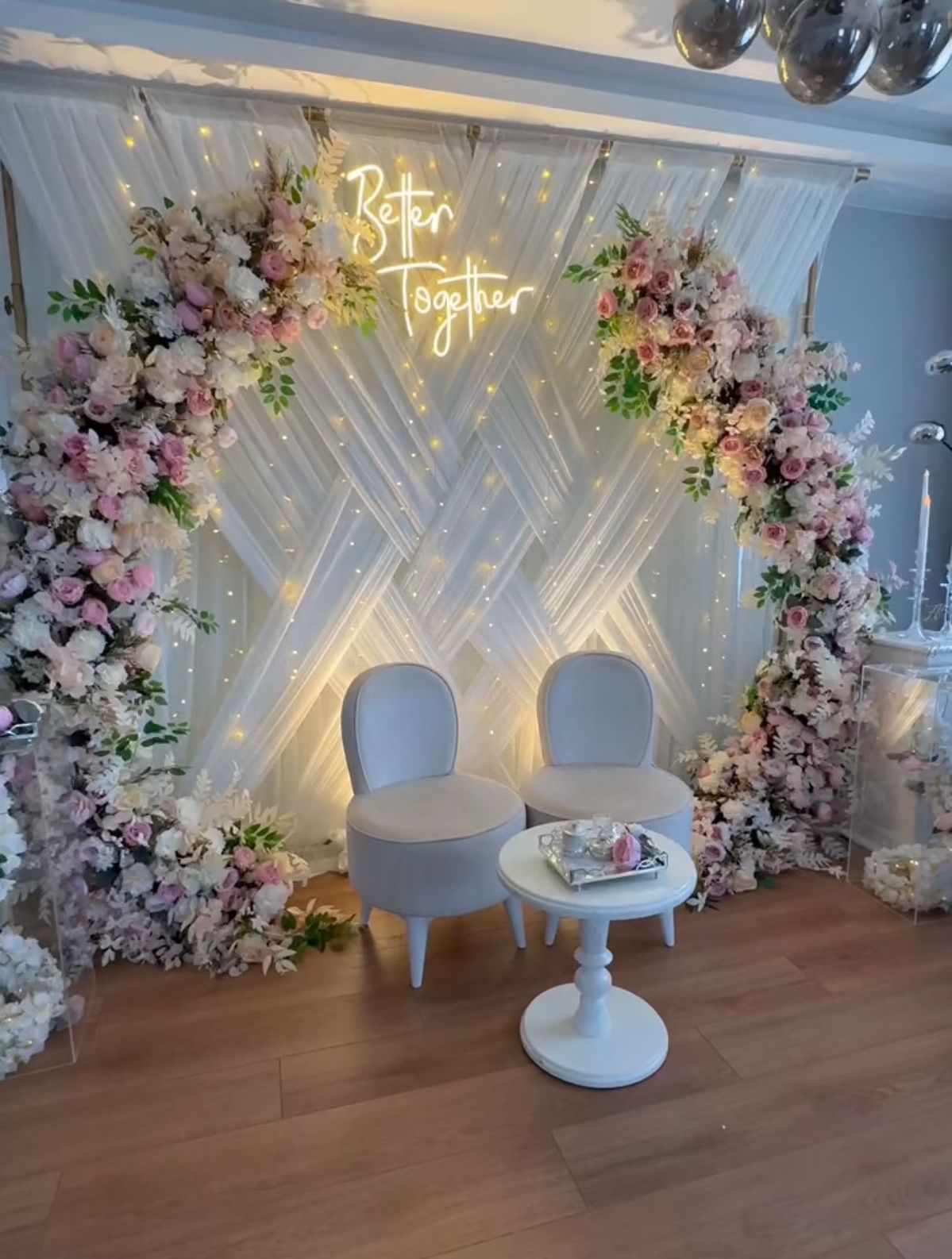 Engagement decoration in Indore — Balloonz Decorative Studio